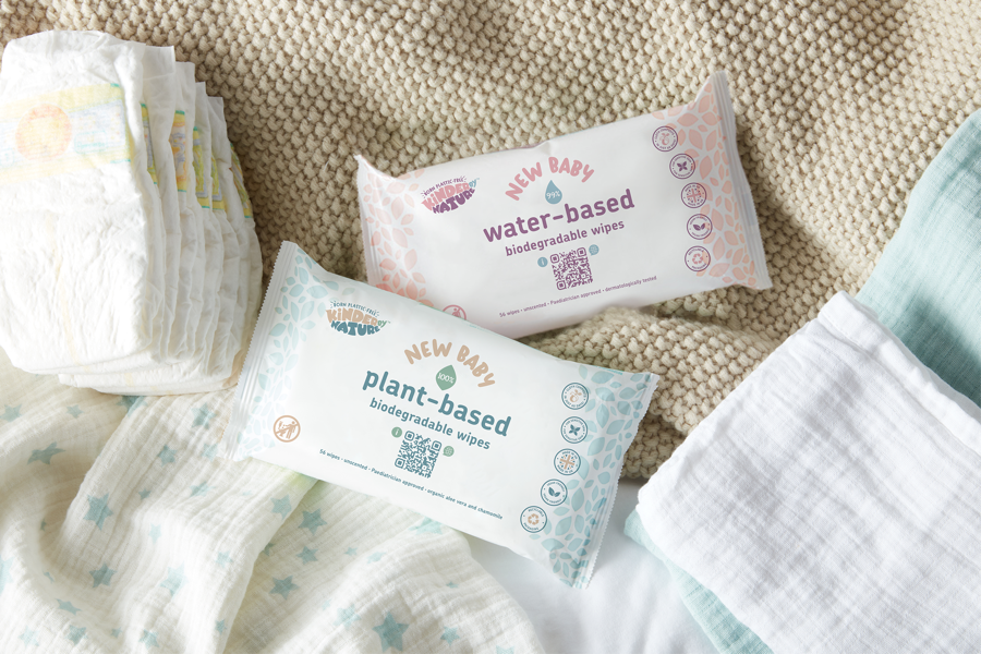 Jackson Reece - Mégapack de 12x56 lingettes écologiques Water-based Kinder by Nature