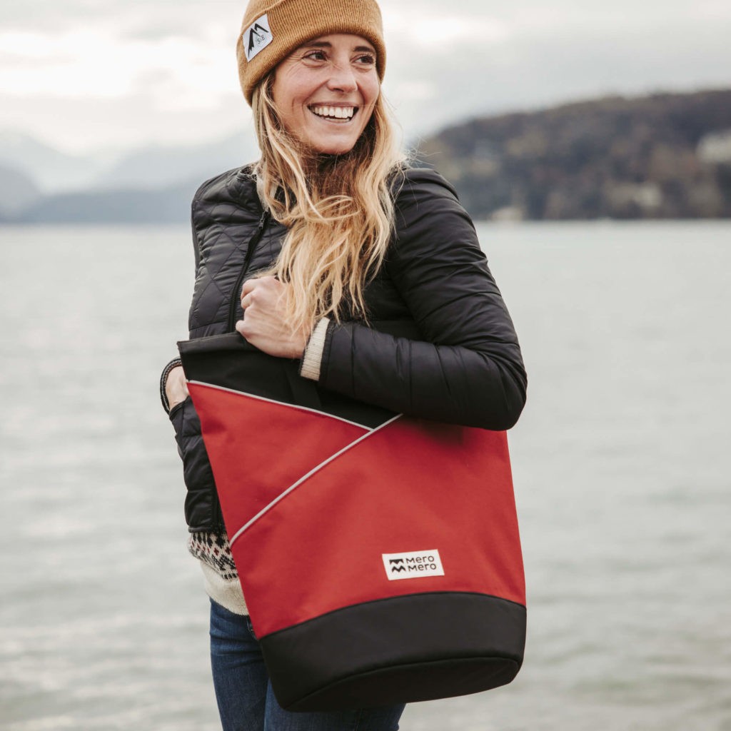 MeroMero - Tote bag / Sac vélo P.O.W. Brick Red