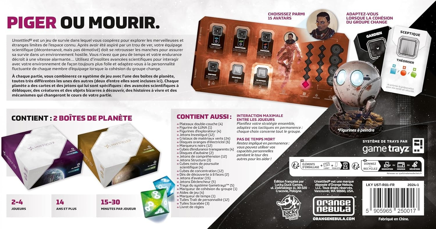 Lucky Duck - Unsettled, jeu de base
