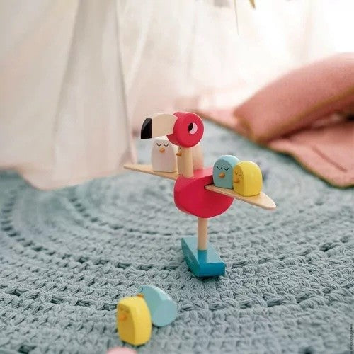 Janod - Jeu d'équilibre flamant rose