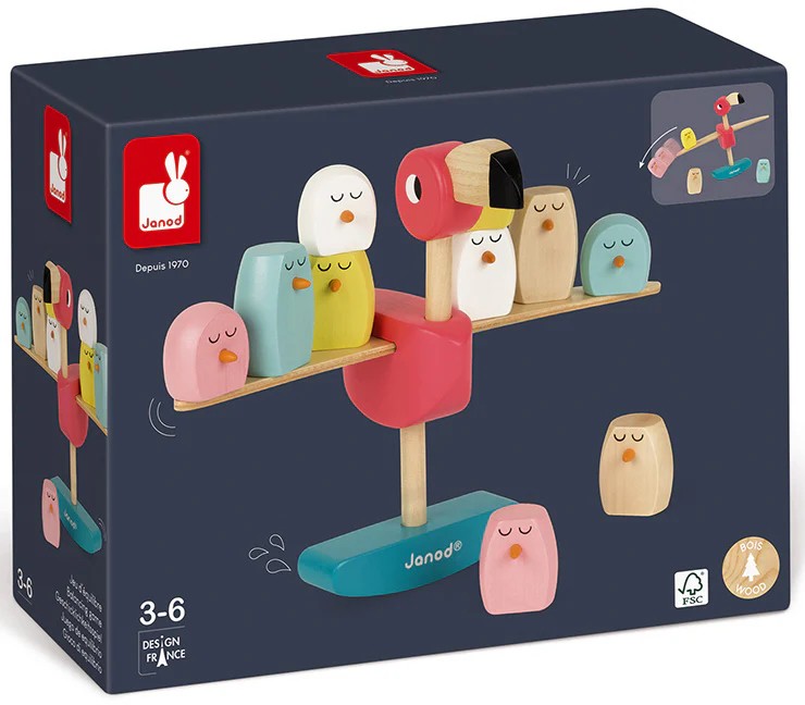 Janod - Jeu d'équilibre flamant rose