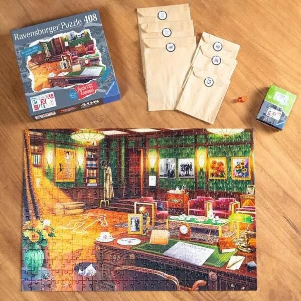 Ravensburger - Puzzle x Crime 408 pièces Un anniversaire mortel