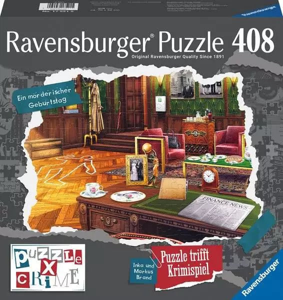 Ravensburger - Puzzle x Crime 408 tlg. Ein mörderischer Geburtstag (Allemand)