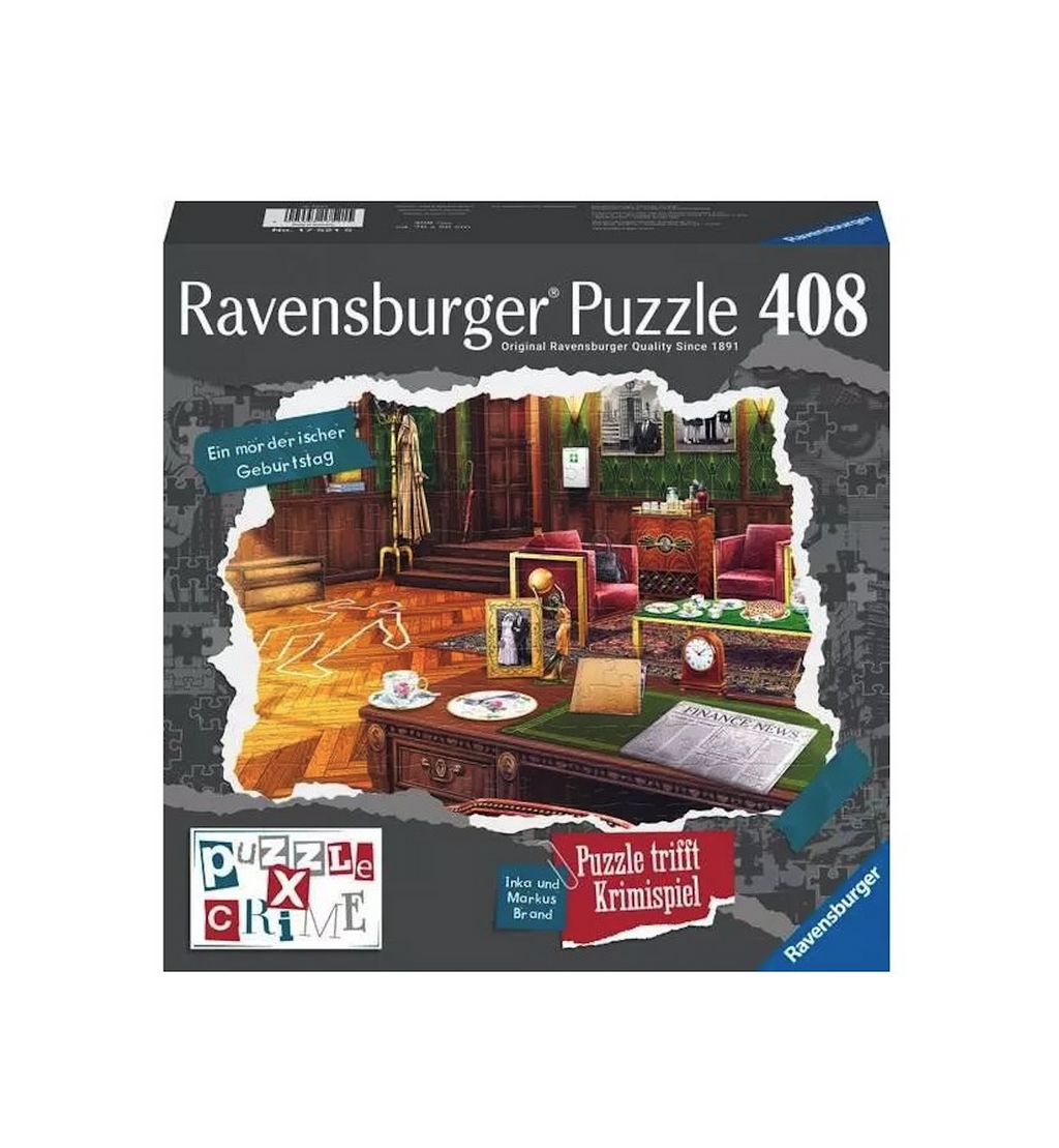 Ravensburger - Puzzle x Crime 408 tlg. Ein mörderischer Geburtstag (Allemand)