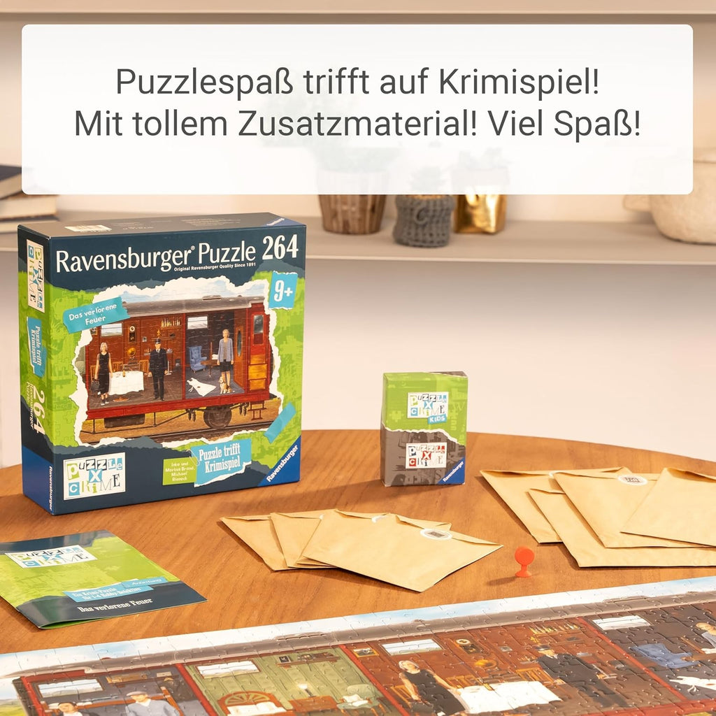 Ravensburger - Puzzle x Crime 264 tlg. Das verlorene Feuer (Allemand)