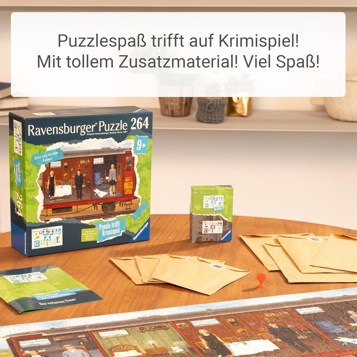 Ravensburger - Puzzle x Crime 264 tlg. Das verlorene Feuer (Allemand)