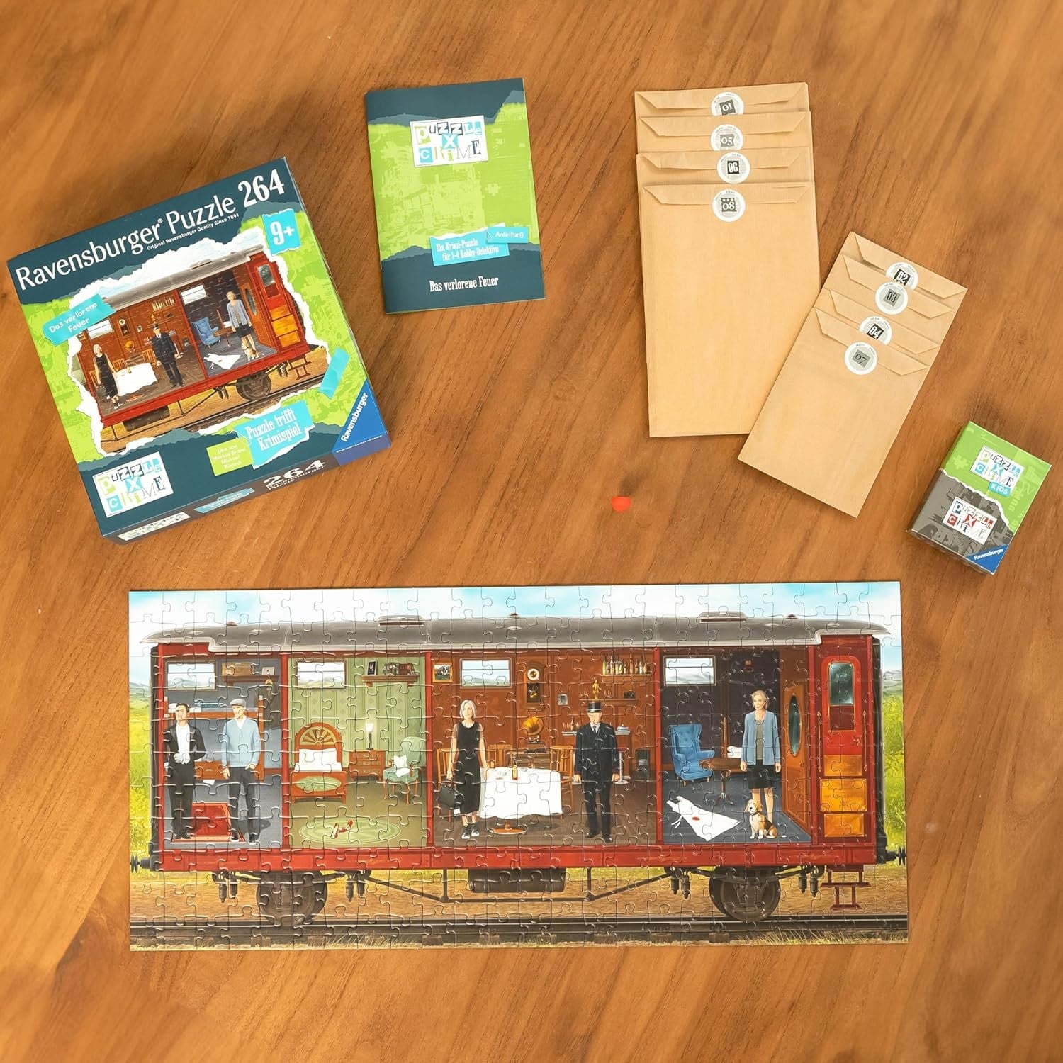 Ravensburger - Puzzle x Crime 264 tlg. Das verlorene Feuer (Allemand)