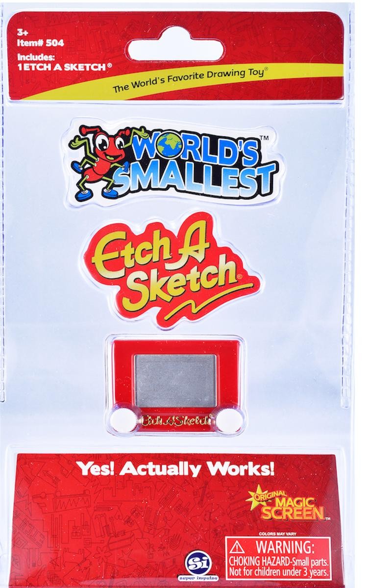 World's Smallest - Tablette à dessin miniature Etch-A-Sketch