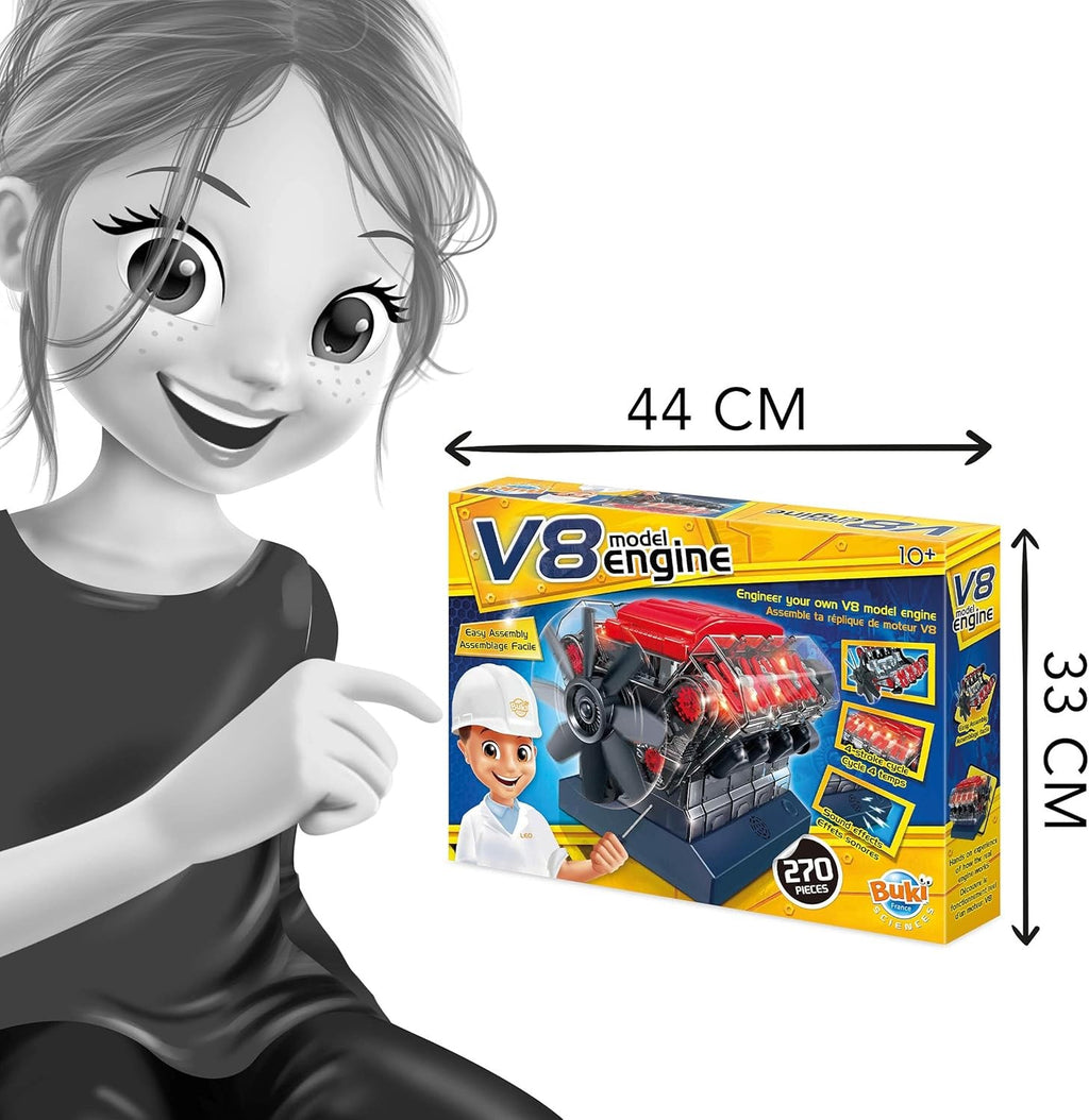 Buki - Moteur V8 à assembler