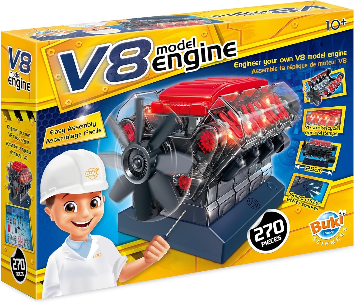 Buki - Moteur V8 à assembler