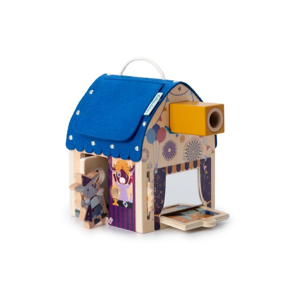 Lilliputiens - Maison des illusions d'optique, en bois