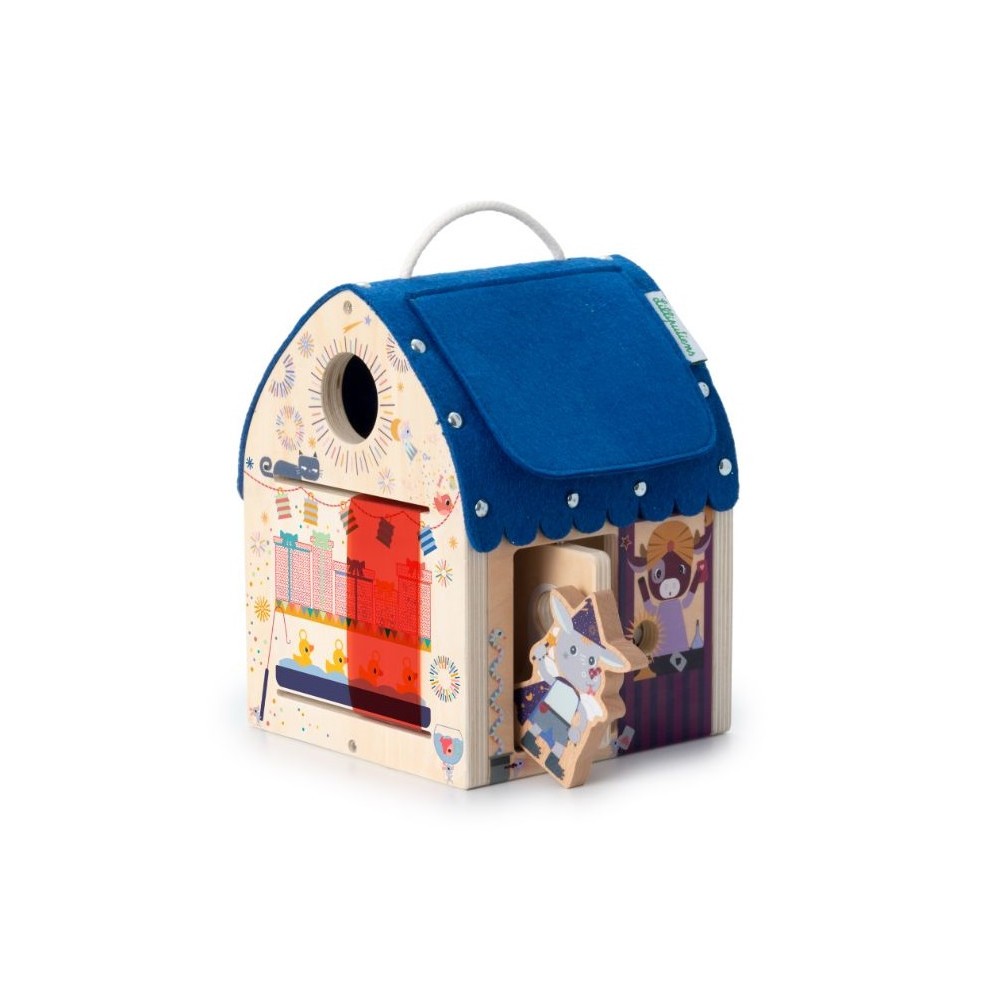 Lilliputiens - Maison des illusions d'optique, en bois