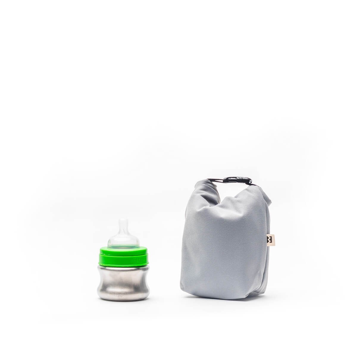 MeroMero - Pochette isotherme 2-en-1 Semnoz Silver Pine