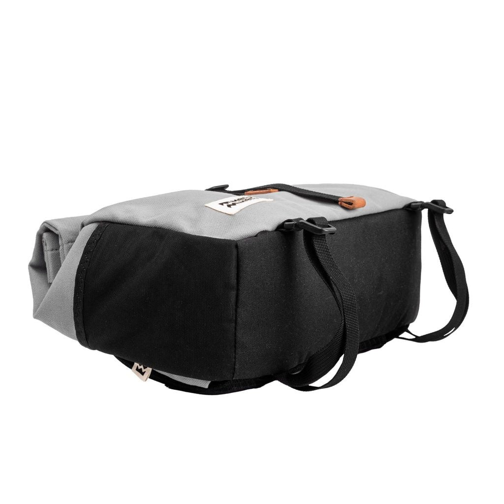 MeroMero - Piha sac banane et saccoche avant vélo 2-en-1 Dark Grey