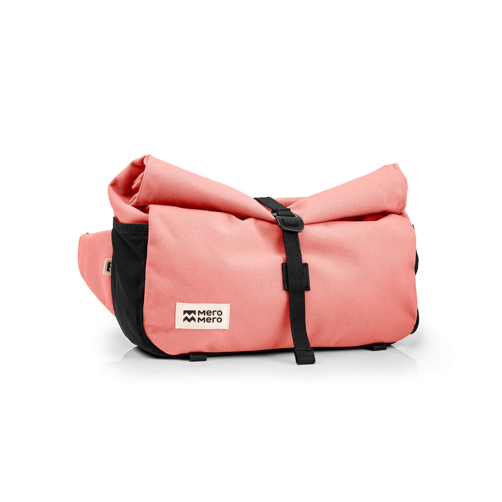 MeroMero - Piha 2-in-1 Bike Hip Pack and Handlebar Bag Blossom Pink